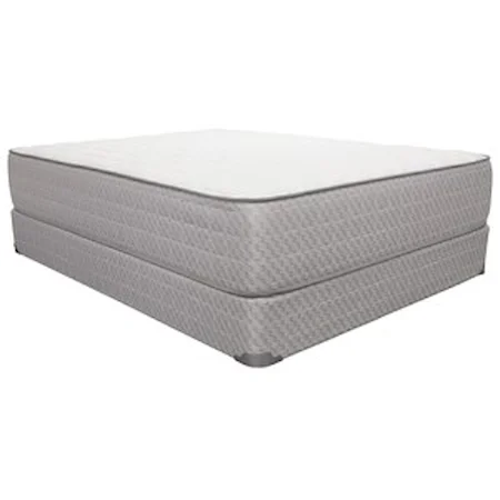 Queen 13 1/2" Extra Firm Mattress and 9" Wood Foundation